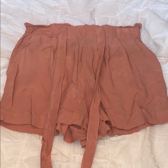 forever 21 blush paperbag shorts - Picture 1 of 2